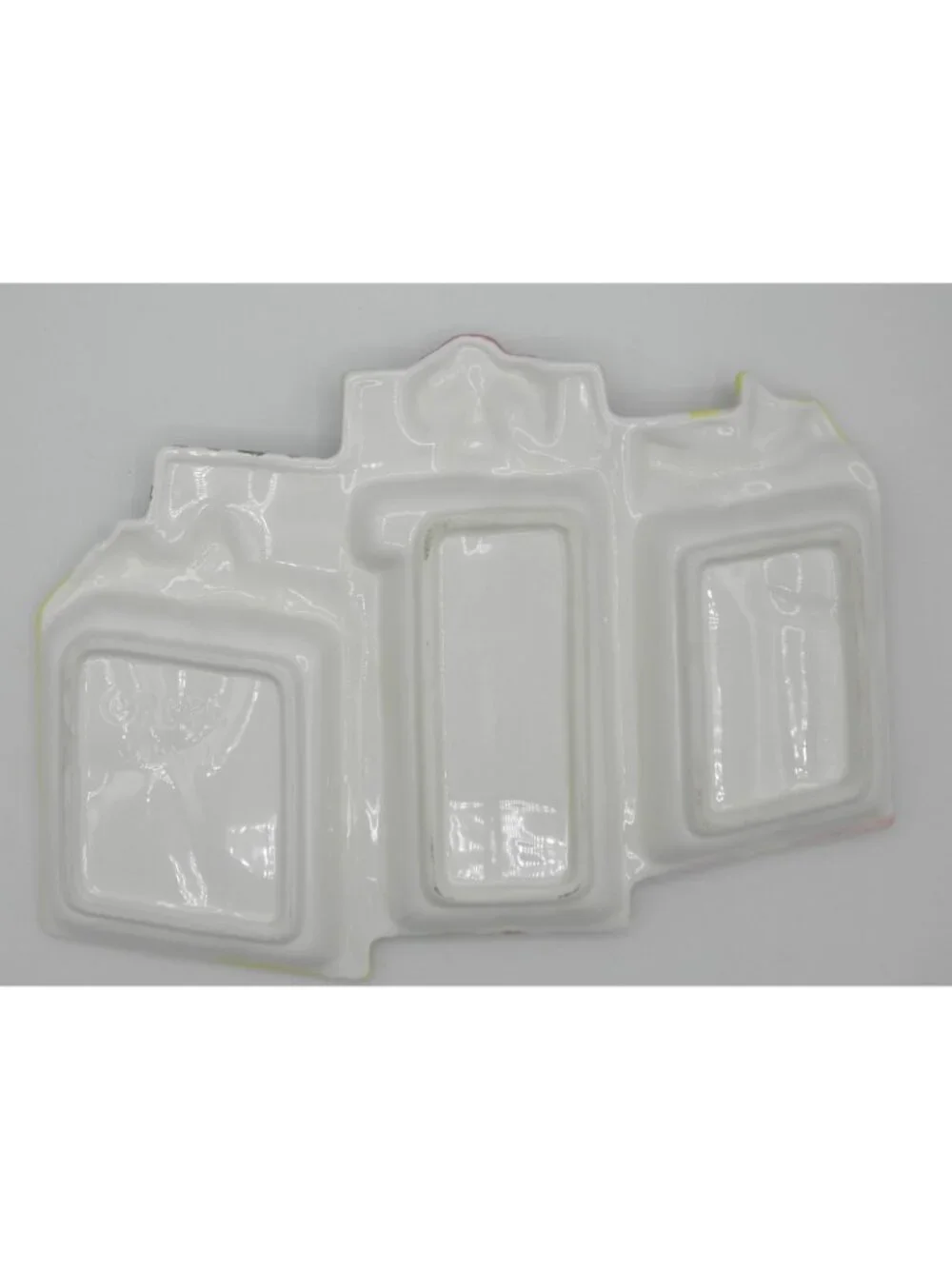 RCPC Ceramic 3-Section Christmas Present Gift Box Serving Tray w/Spode Box